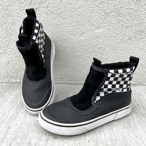 VANS KIDS CHECKERED SLIP-ON HI TERRAIN